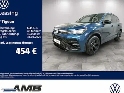 Nowe VW Tiguan R-line 204 KM (150 kW) 2025 Niebieski SUV