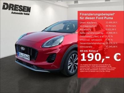 Gebraucht Ford Puma Titanium 125 PS (91 kW) 2025 Fantastic red tc SUV