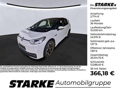 Gebraucht VW ID.3 Pro 150 kW (204 PS) 2021 Gletscherweiß metallic Kleinwagen