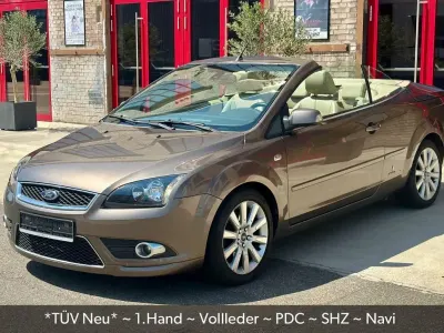 Gebraucht Ford Focus Cabriolet Titanium 136 PS (100 kW) 2008 Gold Cabrio
