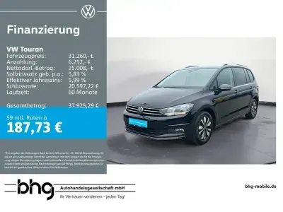 Gebraucht VW Touran Comfortline 150 PS (110 kW) 2024 Schwarz Van / Kleinbus