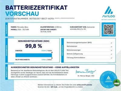 Gebraucht Mercedes EQA250+ Advanced 139 kW (190 PS) 2025 Lack mountaingrau SUV