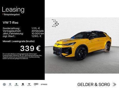Neu VW T-Roc R-line 150 PS (110 kW) 2026 Gelb SUV