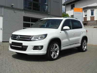 Gebraucht VW Tiguan R-line 150 PS (110 kW) 2015 Weiß SUV