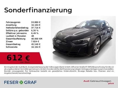 Gebraucht Audi e-tron GT quattro Comfort 350 kW (476 PS) 2023 Mythosschwarz metallic Limousine