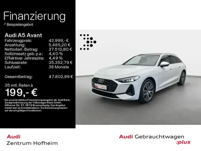 Gebraucht Audi A5 Sport 204 PS (150 kW) 2025 Gletscherweiß metallic Kombi