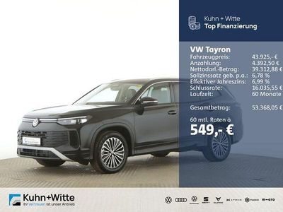 Gebraucht VW Tayron Life 150 PS (110 kW) 2025 Schwarz SUV