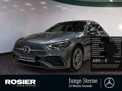 Gebraucht Mercedes C300e Advanced 204 PS (150 kW) 2024 Grau / selenitgrau Limousine