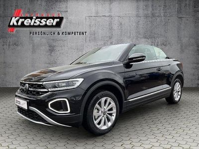 Gebraucht VW T-Roc Cabriolet Style 150 PS (110 kW) 2022 Schwarz Cabrio