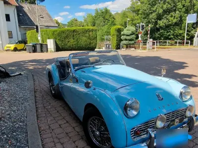 Gebraucht Triumph TR3 101 PS (74 kW) 1960 Blau Cabrio