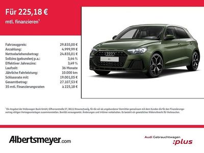Grün Gebraucht 2025 Audi A1 Sportback Advanced Kleinwagen | 29.835 € (Etwas zu teuer)