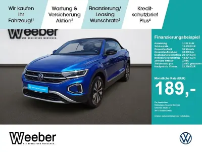 Gebraucht VW T-Roc Cabriolet Goal 116 PS (85 kW) 2025 Ravennablau (metallic) Cabrio