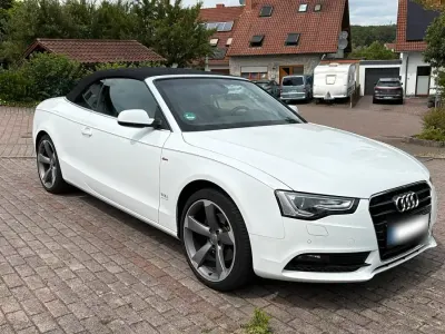 Gebraucht Audi A5 Cabriolet S-Line 170 PS (125 kW) 2013 Weiß Cabrio