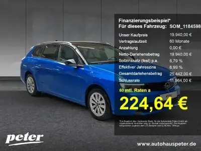 Brugt Opel Astra Elegance 131 HK (96 kW) 2023 Blå Stationcar