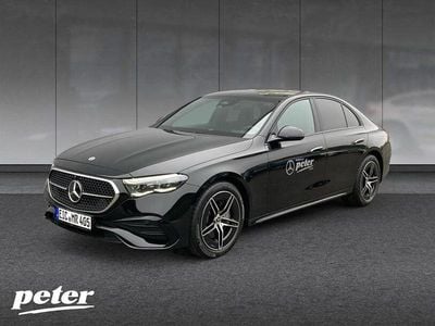 Gebraucht Mercedes E200 AMG 204 PS (150 kW) 2024 Metalliclack obsidianschwarz Limousine