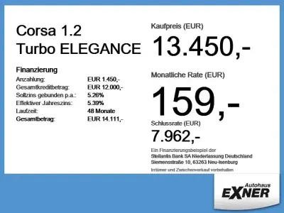 Gebraucht Opel Corsa Elegance 101 PS (74 kW) 2023 Banquise weiss Kleinwagen