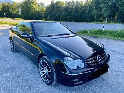 Gebraucht Mercedes CLK200 Avantgarde 163 PS (119 kW) 2007 Schwarz Cabrio
