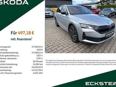 Brillantsilber metallic Gebraucht 2024 Skoda Octavia SportLine Limousine | 37.500 €