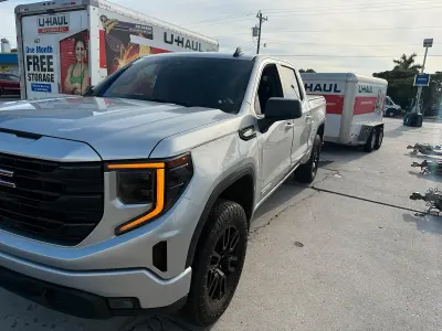 Brugt GMC Sierra 309 HK (227 kW) 2022 Sølv Pickup / Ladvogn