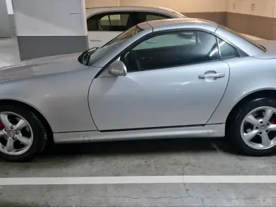 Brugt Mercedes SLK230 196 HK (144 kW) 2000 Sølv Cabriolet