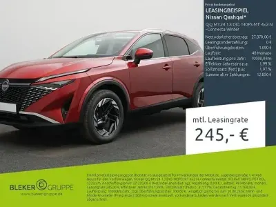 Neu Nissan Qashqai N-Connecta 140 PS (102 kW) 2025 Fuji sunset red blac SUV