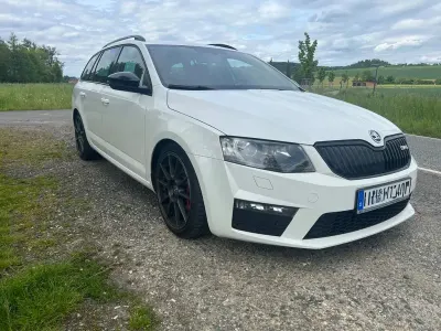 Gebraucht Skoda Octavia RS 184 PS (135 kW) 2014 Weiß Kombi