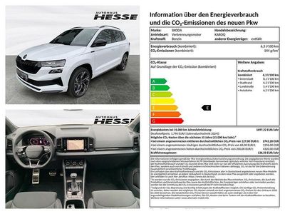 Neu Skoda Karoq SportLine 150 PS (110 kW) 2026 Weiß SUV