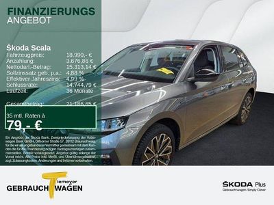 Gebraucht Skoda Scala Tour 95 PS (69 kW) 2025 Grau Kleinwagen