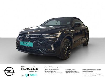 Gebraucht VW T-Roc Cabriolet R-line 150 PS (110 kW) 2024 Schwarz Cabrio
