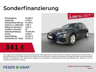 Daytonagrau perleffekt Gebraucht 2022 Audi A3 S-Line Limousine | 26.980 € (Etwas zu teuer)