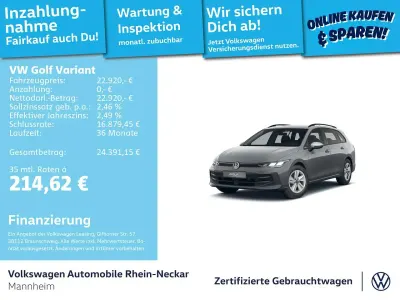Gebraucht VW Golf VIII Life 116 PS (85 kW) 2025 Mondsteingrau Kombi