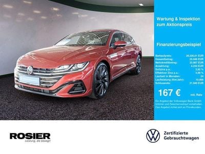 Gebraucht VW Arteon R-line 150 PS (110 kW) 2020 Rot / kings red Kombi