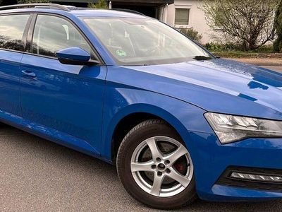 Second-hand Skoda Superb Active 150 CP (110 kW) 2019 Albastru Break