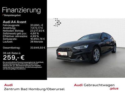 Gebraucht Audi A4 Competition 163 PS (119 kW) 2022 Mythosschwarz metallic Kombi