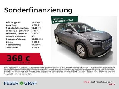 Gebraucht Audi Q4 e-tron Advanced 150 kW (204 PS) 2023 Taifungrau metallic SUV