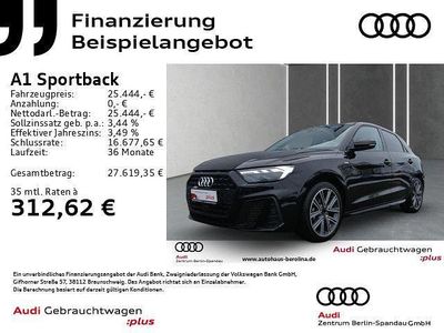 Gebraucht Audi A1 Sportback S-Line 95 PS (69 kW) 2024 Schwarz Kleinwagen