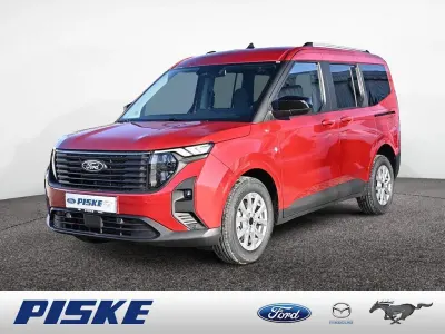 Neu Ford Tourneo Courier Titanium 125 PS (91 kW) 2026 Rot Van / Kleinbus