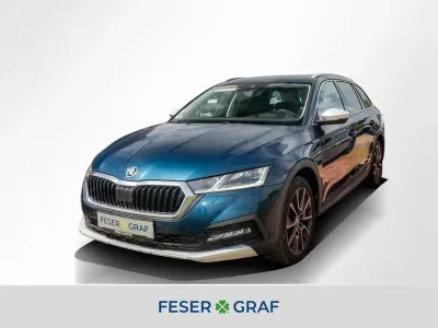 Gebraucht Skoda Octavia Scout 4x4 200 PS (147 kW) 2022 Lavablau metallic Kombi