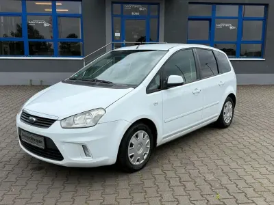 Gebraucht Ford C-MAX Style 90 PS (66 kW) 2009 Weiß Van / Kleinbus