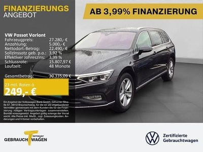 Grau Gebraucht 2022 VW Passat Elegance Kombi | 26.370 € (Fairer Preis)