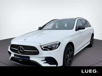 Gebraucht Mercedes E300 AMG 306 PS (225 kW) 2021 Unilack polarweiß Kombi