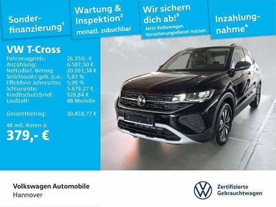 Gebraucht VW T-Cross Life 116 PS (85 kW) 2025 Schwarz SUV
