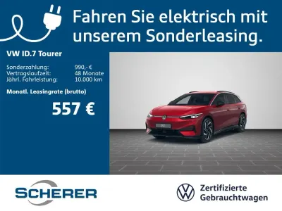 Second-hand VW ID.7 IQ Drive 210 kW (286 CP) 2025 Roșu Break