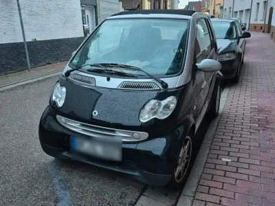 Usata Smart ForTwo Cabrio 61 CV (44 kW) 2003 Nero Cabrio