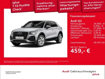 Używany Audi Q2 Advanced 190 KM (139 kW) 2025 Srebrny SUV