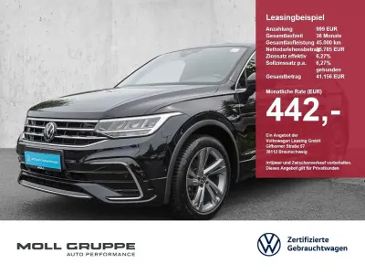 Gebraucht VW Tiguan R-line 150 PS (110 kW) 2024 Deep black perleffekt (metallic) SUV