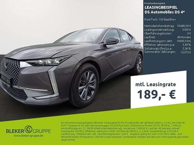 Gebraucht DS Automobiles DS4 Bastille Plus 131 PS (96 kW) 2022 Platingrau Limousine