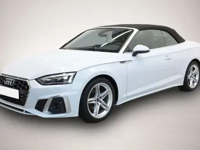 Gebraucht Audi A5 Cabriolet S-Line 163 PS (119 kW) 2022 Gletscherweiß metallic Cabrio