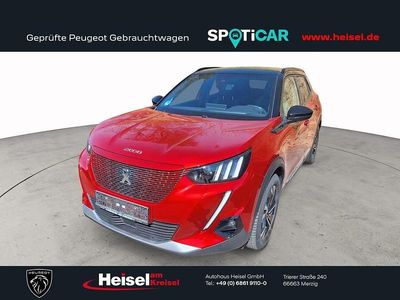 Brugt Peugeot e-2008 GT 100 kW (136 HK) 2022 Rød SUV