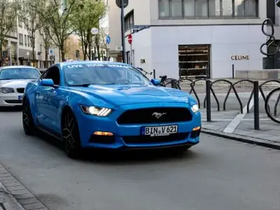 Occasion Ford Mustang 306 ch (225 kW) 2017 Bleue